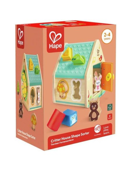 Maison trieuse de formes : Les amis de la forêt - Hape