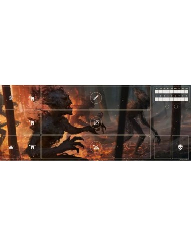 Gwent - Tapis de Jeu Monstres - Un jeu No Loading Games - Gigamic