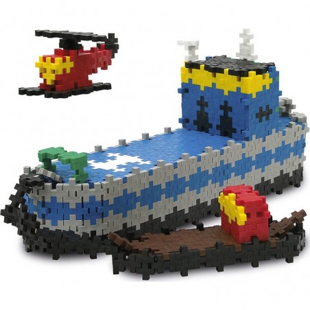Bateau Château Voiture de course - 480 pieces - Plus-plus