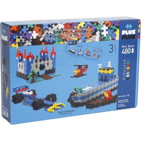 Bateau Château Voiture de course - 480 pieces - Plus-plus
