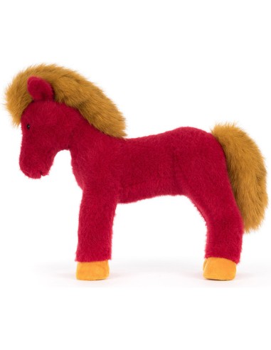 Jellycat Peluche Cheval Rouge - Festival Horse