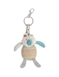 Porte-clé ours crême Les Jolis trop beaux