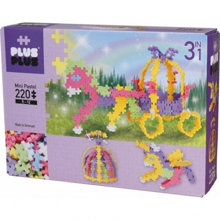 Carrosse fées - 220 pièces Pastel - Plus Plus