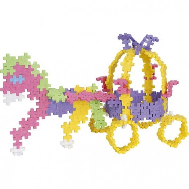 Carrosse fées - 220 pièces Pastel - Plus Plus