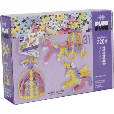 Carrosse fées - 220 pièces Pastel - Plus Plus