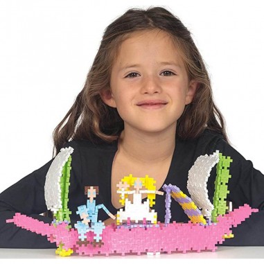 Carrosse fées - 220 pièces Pastel - Plus Plus