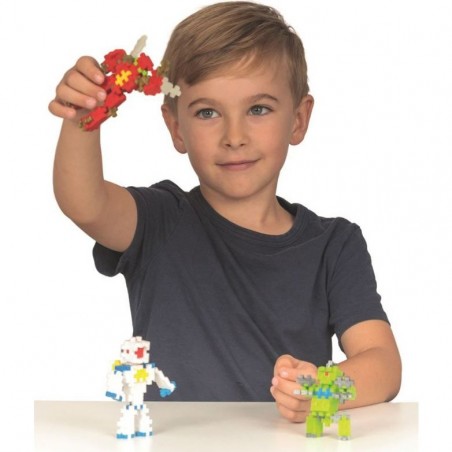 Box Mini Basic - Les Robots - 170 pièces - Plus Plus