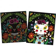 Cartes à gratter "Scratch Art Chats" 2