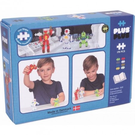 Box Mini Basic - Les Robots - 170 pièces - Plus Plus