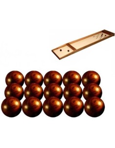 Set 15 Boules Palissandre - Billard Japonais 200 cm - Carrom Art 2