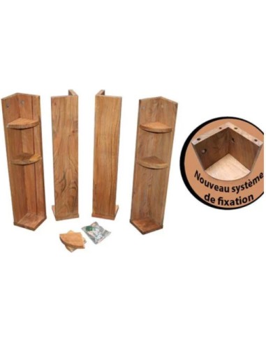 Pieds Haut Carrom - Acacia - Carrom Art