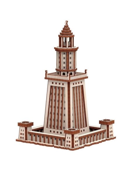 Phare d'Alexandrie - Maquette 3D fixe en bois - Gigamic