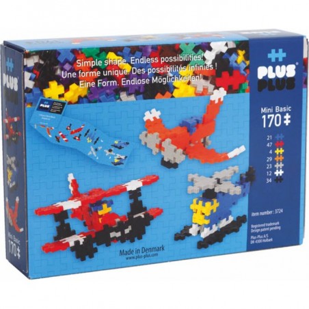 Basic Aviation - Boîte de 170 Pièces - Plus Plus
