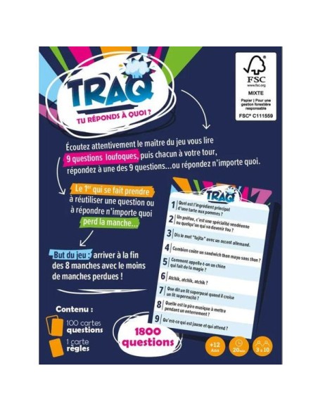 Traq - Tu réponds à quoi ? - Gigamic