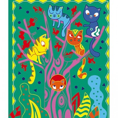 Cartes à gratter "Scratch Art Chats"