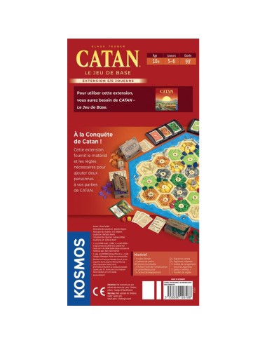 Catan: jeu de base 5-6 joueurs - Refresh - Kosmos