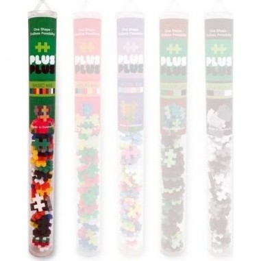 Tube mini basic - 100 pièces - Plus Plus
