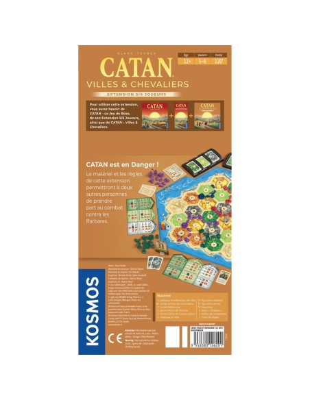Catan: Villes et chevaliers 5-6 joueurs (Ref - Kosmos