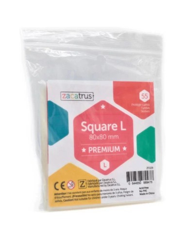 Protège-cartes Zacatrus Square L premium - Carré Moyen - Zacatrus - Accessoires - Gigamic
