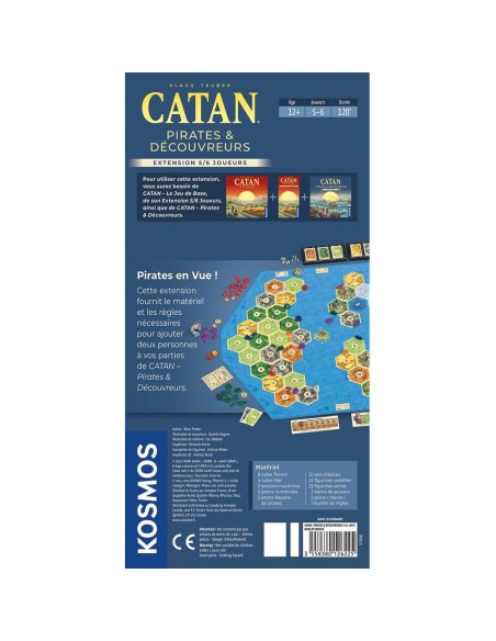 Catan : Pirates et découvreurs 5-6 joueurs - Kosmos