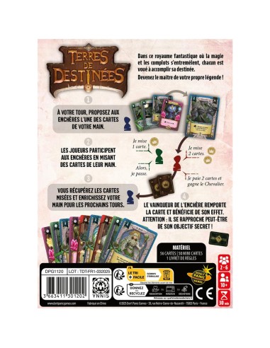 Terres de Destinées - Jeu de Société - Jeu de Cartes - Don't Panic Games