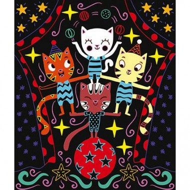 Cartes à gratter "Scratch Art Chats"