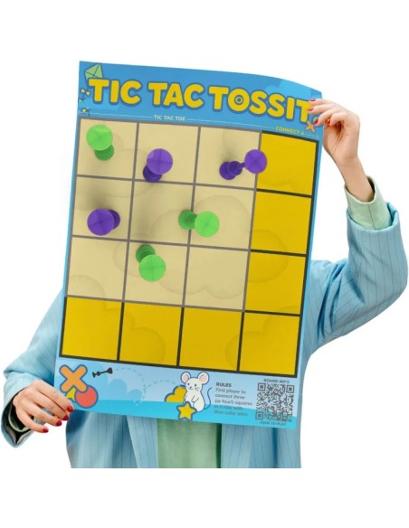 Poster Tossit - Cible + Morpion - Gigamic