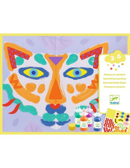 Peinture en symétrie : A caresser - Djeco