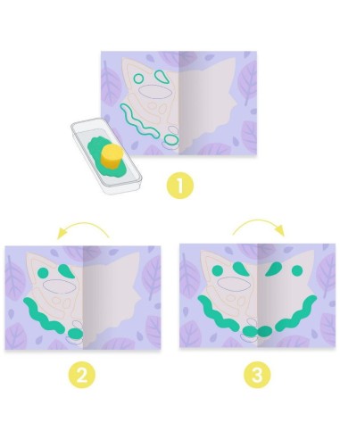 Peinture en symétrie : A caresser - Djeco