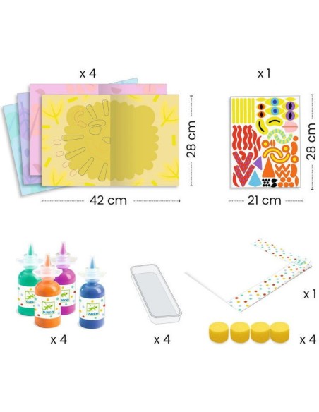 Peinture en symétrie : A caresser - Djeco