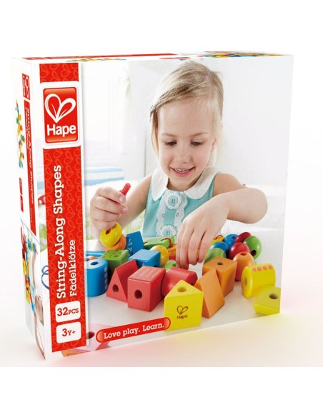 Formes à Enfiler en bois - Hape