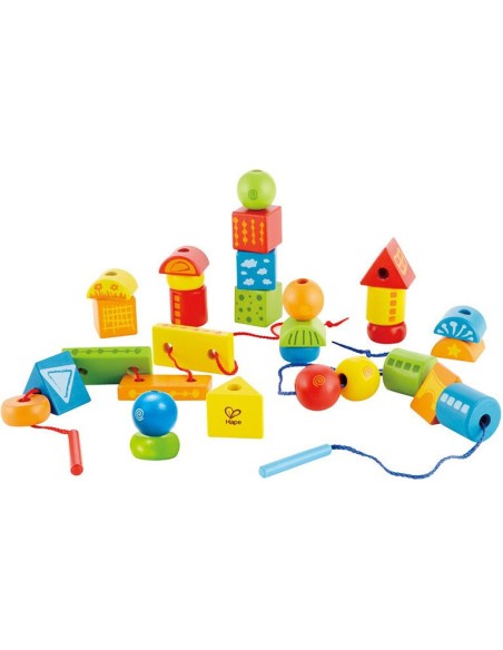 Formes à Enfiler en bois - Hape