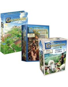 Bundle Carcassonne + Ext 1 + Ext 9 - Un jeu Hans im gluck - Hans Im Glück