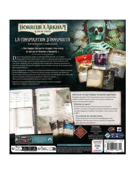 Extension La Conspiration d’Innsmouth - Campagne - Arkham Jce - Fantasy Flight Games