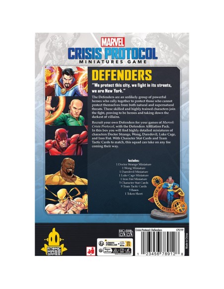 Marvel Crisis Protocol: Defenders Affiliation Pack - Jeux de figurines - Atomic Mass Games