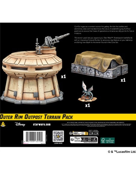 Star Wars: Légion - Outer Rim Outpost Terrain Pack - Jeux de figurines - Atomic Mass Games