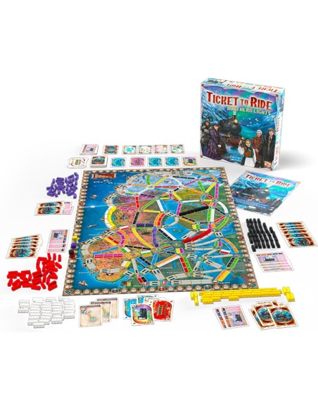 Les Aventuriers du Rail - Aurores Boréales - Jeux de société - Days Of Wonder