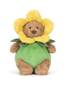 Jellycat Peluche Bartholomew Bear Daffodil Outfit 2