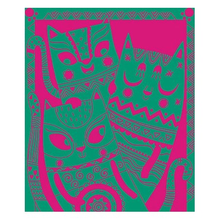 Cartes à gratter "Scratch Art Chats"