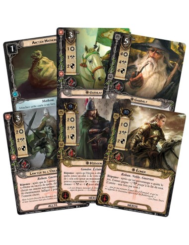 Le Seigneur des Anneaux Jce - Les Cavaliers du Rohan - Jeux de cartes - Fantasy Flight Games
