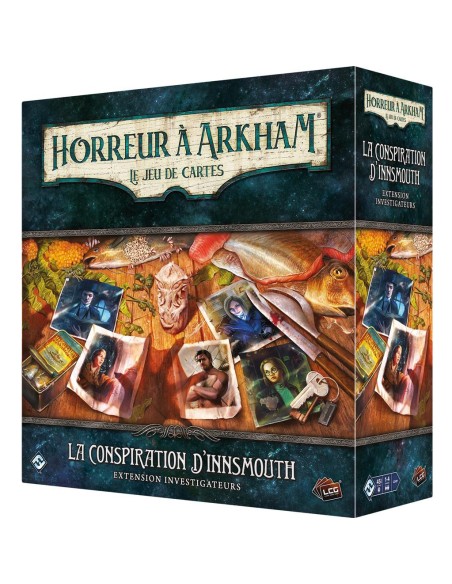 Ext. La Conspiration d’Innsmouth - Investigateur - Arkham Jce - Fantasy Flight Games