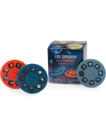 Boîte de 3 disques pour projecteur l'explorateur Le Jardin du Moulin - Moulin Roty