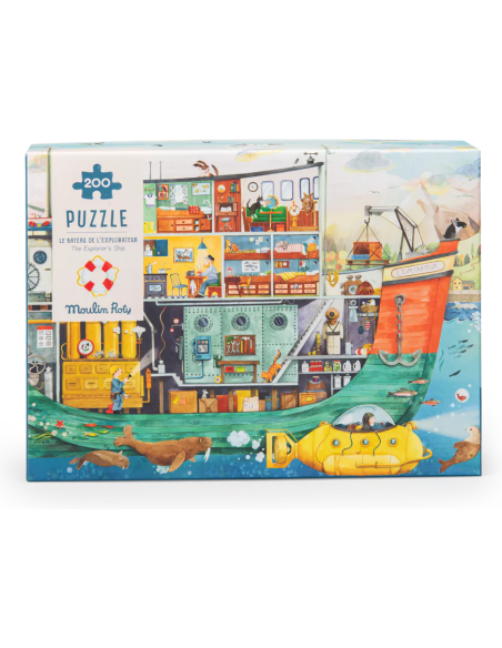 Puzzle bateau 200 pièces - Moulin Roty