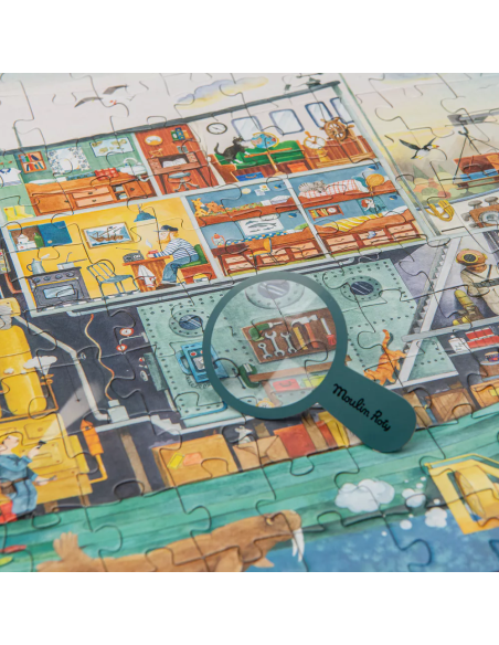 Puzzle bateau 200 pièces - Moulin Roty