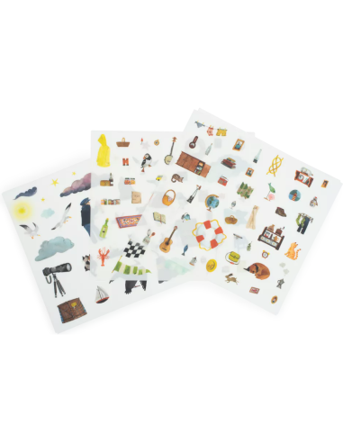 Grand phare avec décalcomanies - Moulin Roty