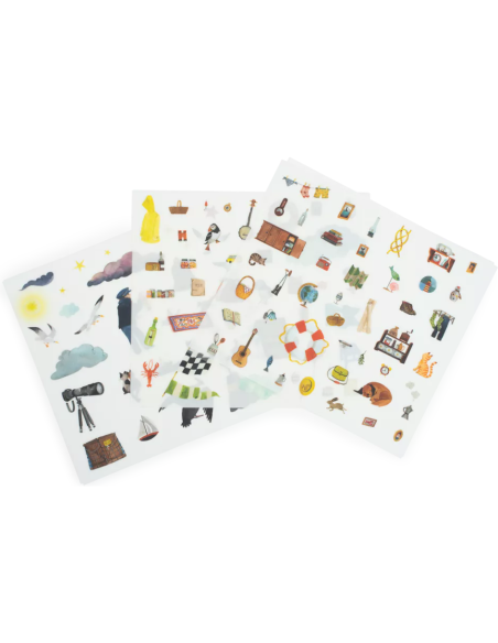 Grand phare avec décalcomanies - Moulin Roty