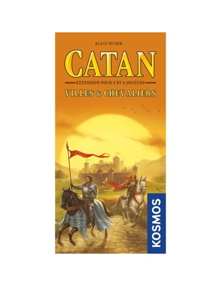 Catan - Extension Villes et Chevaliers 5/6 joueurs - Jeu de société - Filosofia - Kosmos
