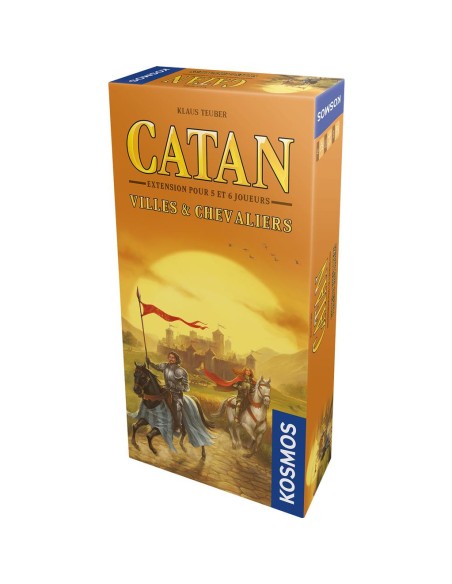 Catan - Extension Villes et Chevaliers 5/6 joueurs - Jeu de société - Filosofia - Kosmos