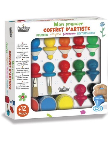 Mon premier coffret d'artiste - CréaLign' - Loisirs créatifs enfant - Créa Lign’