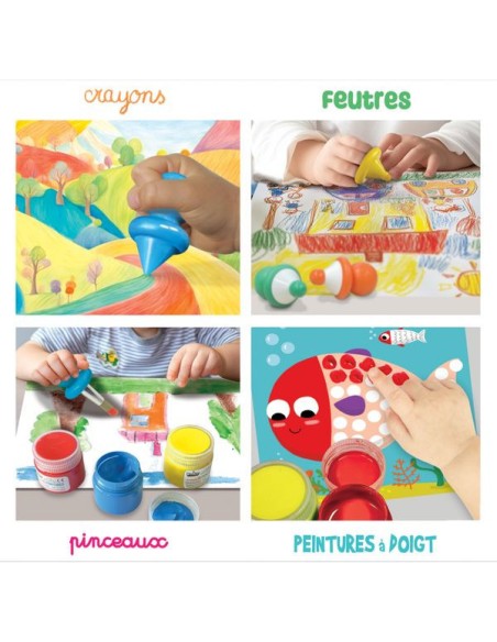Mon premier coffret d'artiste - CréaLign' - Loisirs créatifs enfant - Créa Lign’